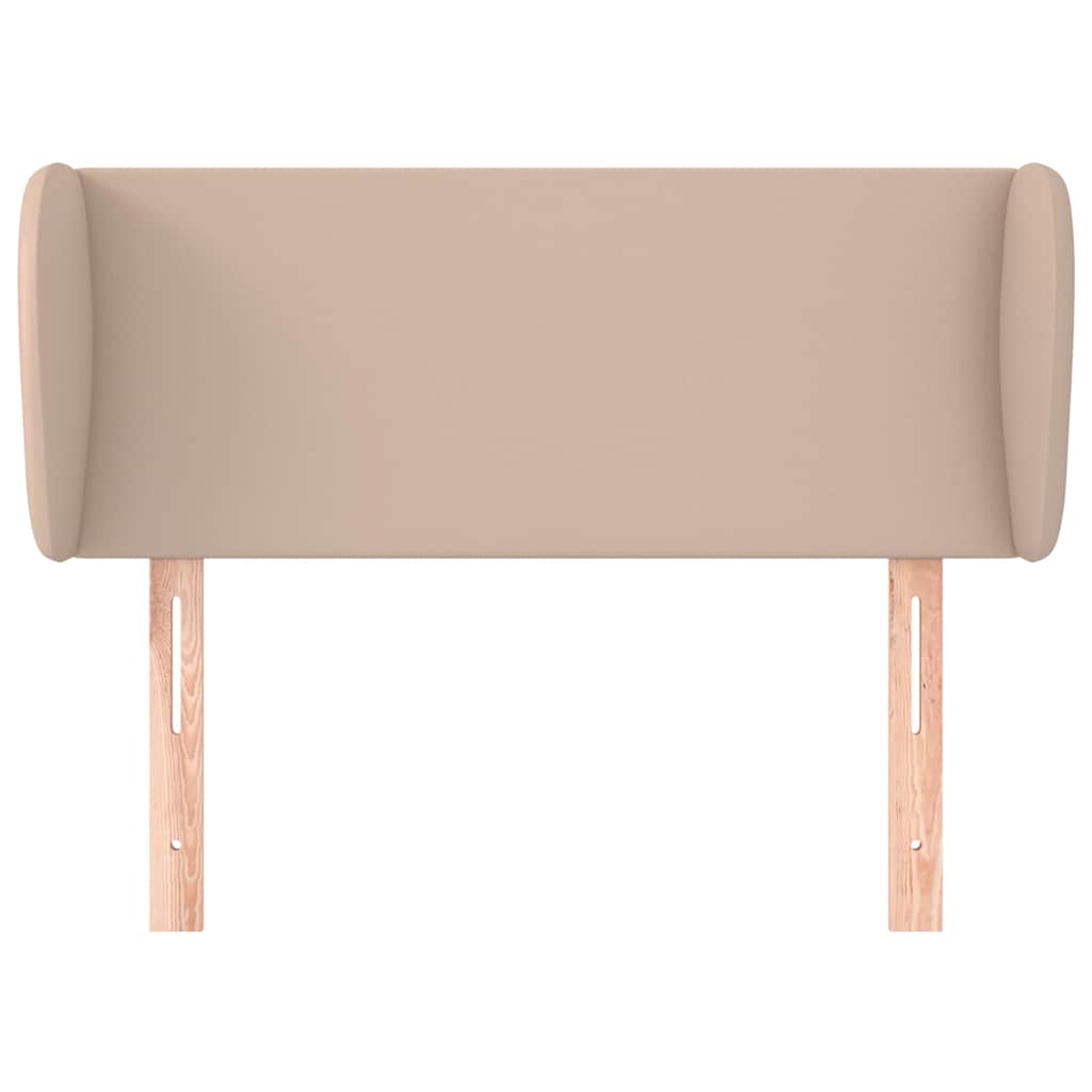 Vidaxl hoofdbord met randen 93x23x78 88 cm kunstleer cappuccinokleur