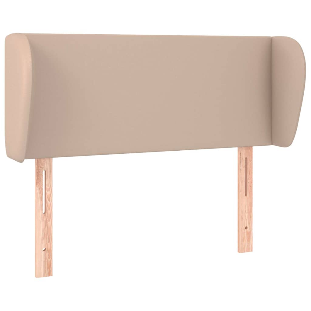 Vidaxl hoofdbord met randen 103x23x78 88 cm kunstleer cappuccinokleur