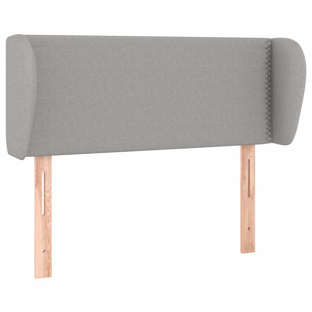 Vidaxl hoofdbord met randen 83x23x78 88 cm stof lichtgrijs