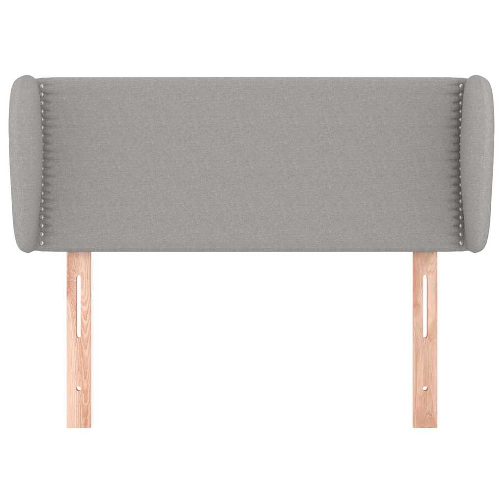 Vidaxl hoofdbord met randen 83x23x78 88 cm stof lichtgrijs