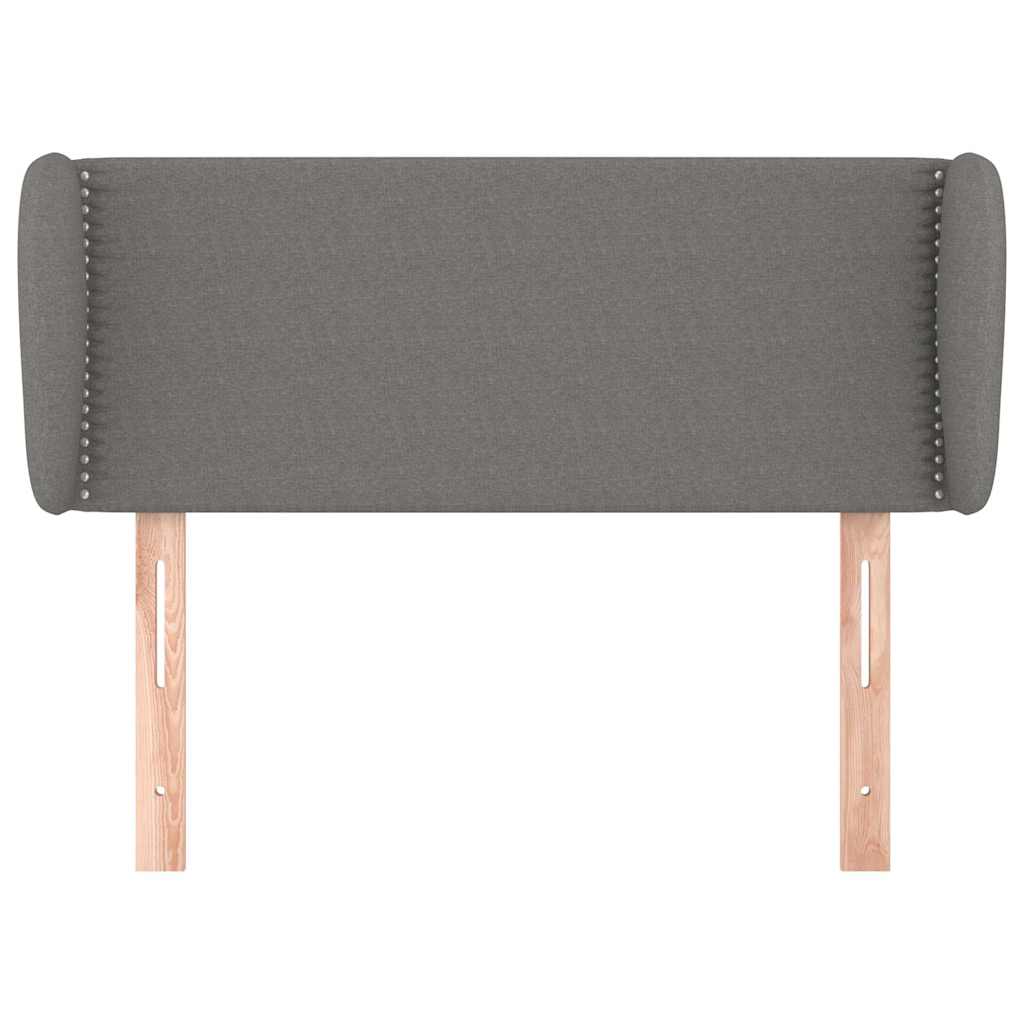 Vidaxl hoofdbord met randen 93x23x78 88 cm stof donkergrijs