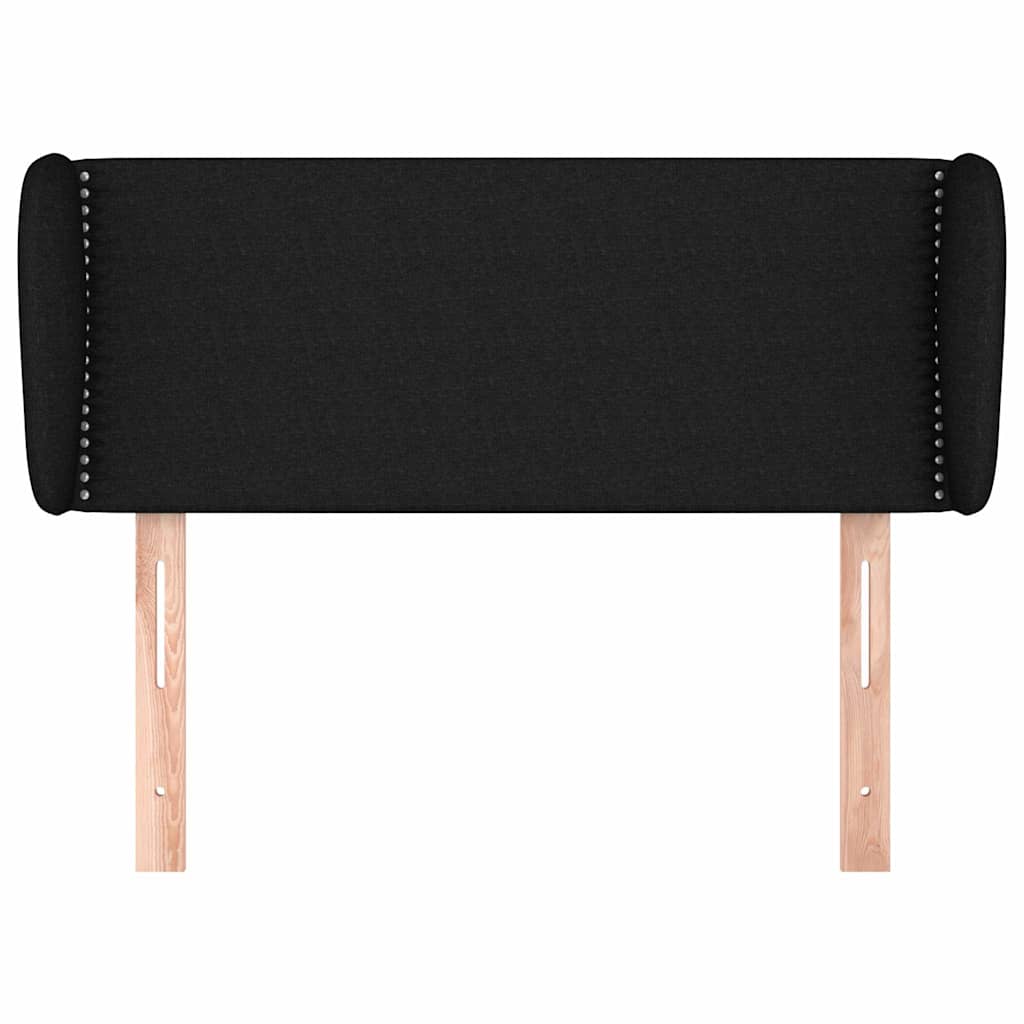 Vidaxl hoofdbord met randen 103x23x78 88 cm stof zwart