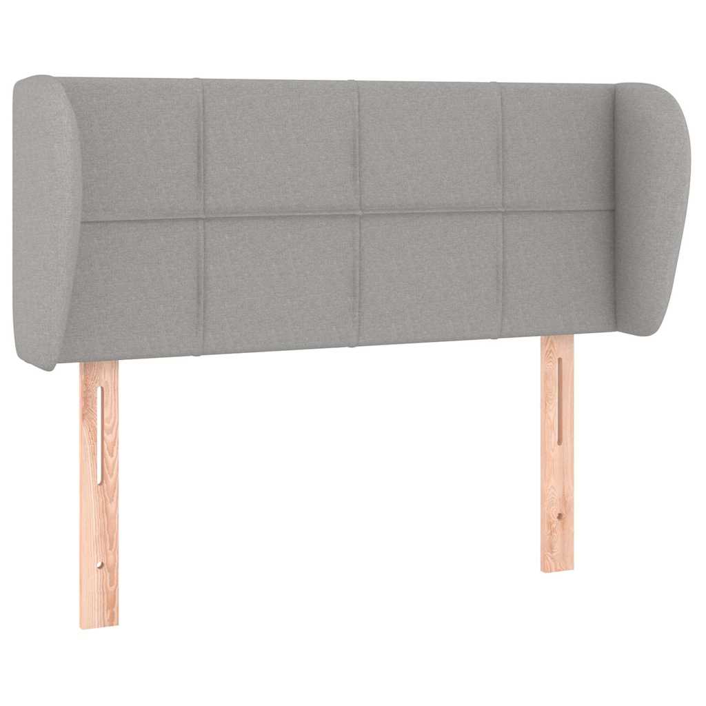 Vidaxl hoofdbord met randen 93x23x78 88 cm stof lichtgrijs