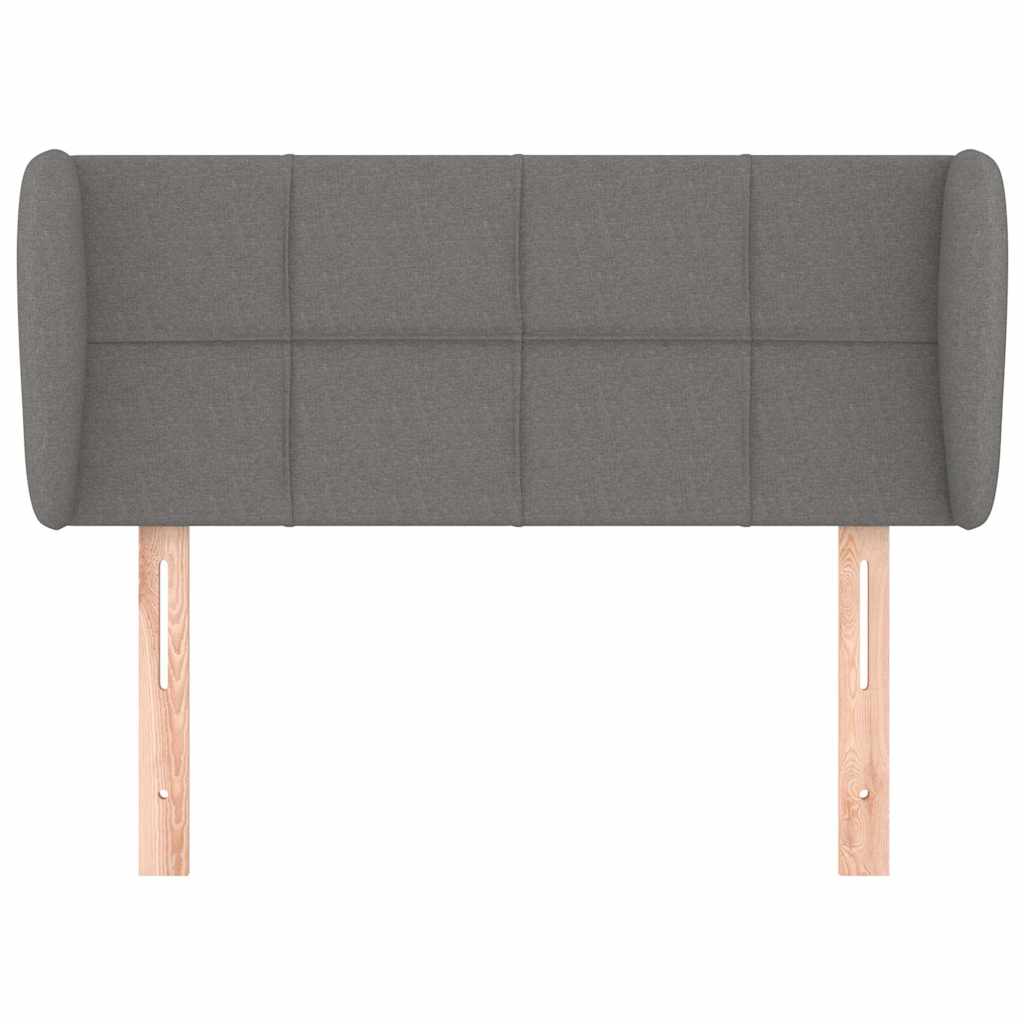 Vidaxl hoofdbord met randen 103x23x78 88 cm stof donkergrijs