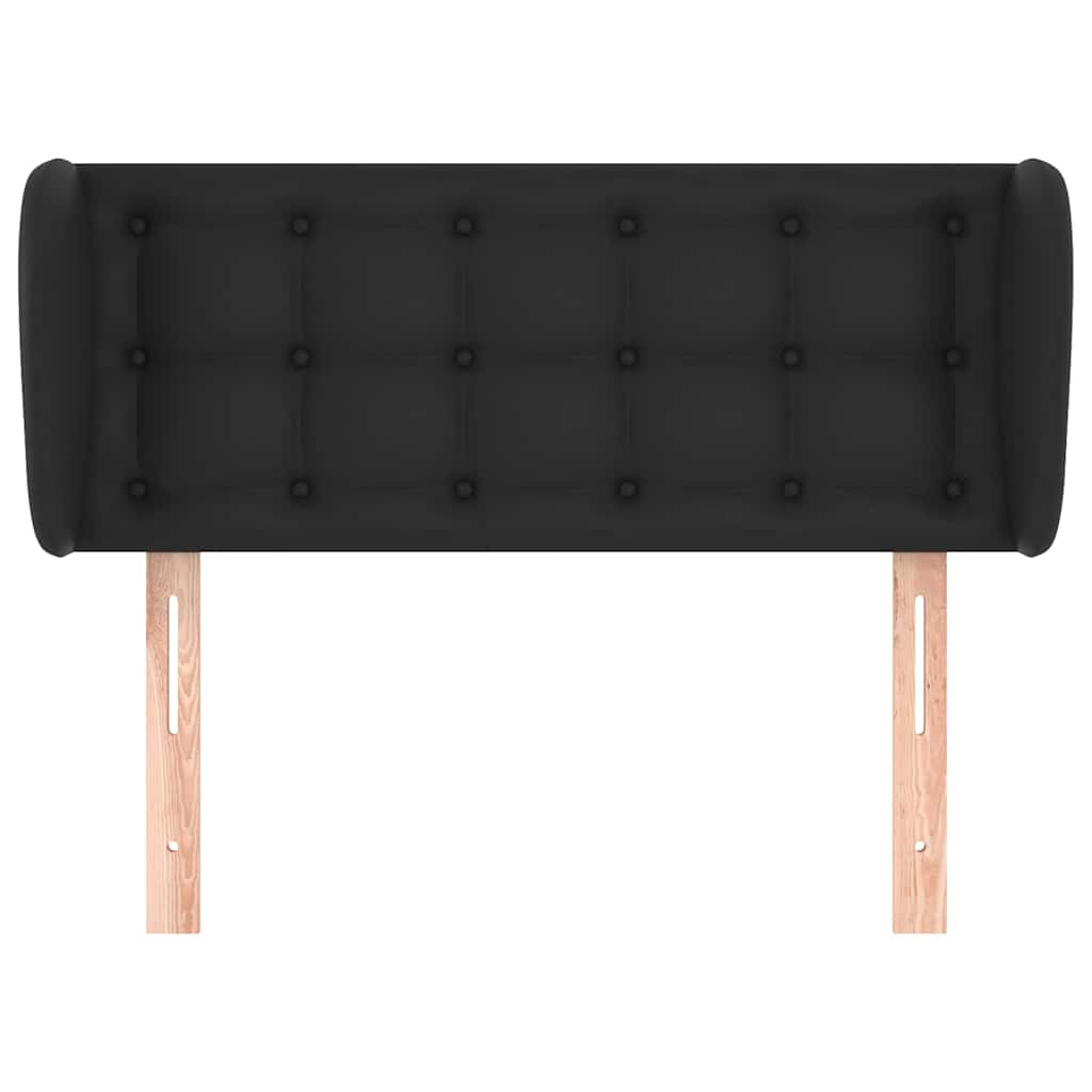 Vidaxl hoofdbord met randen 83x23x78 88 cm kunstleer zwart