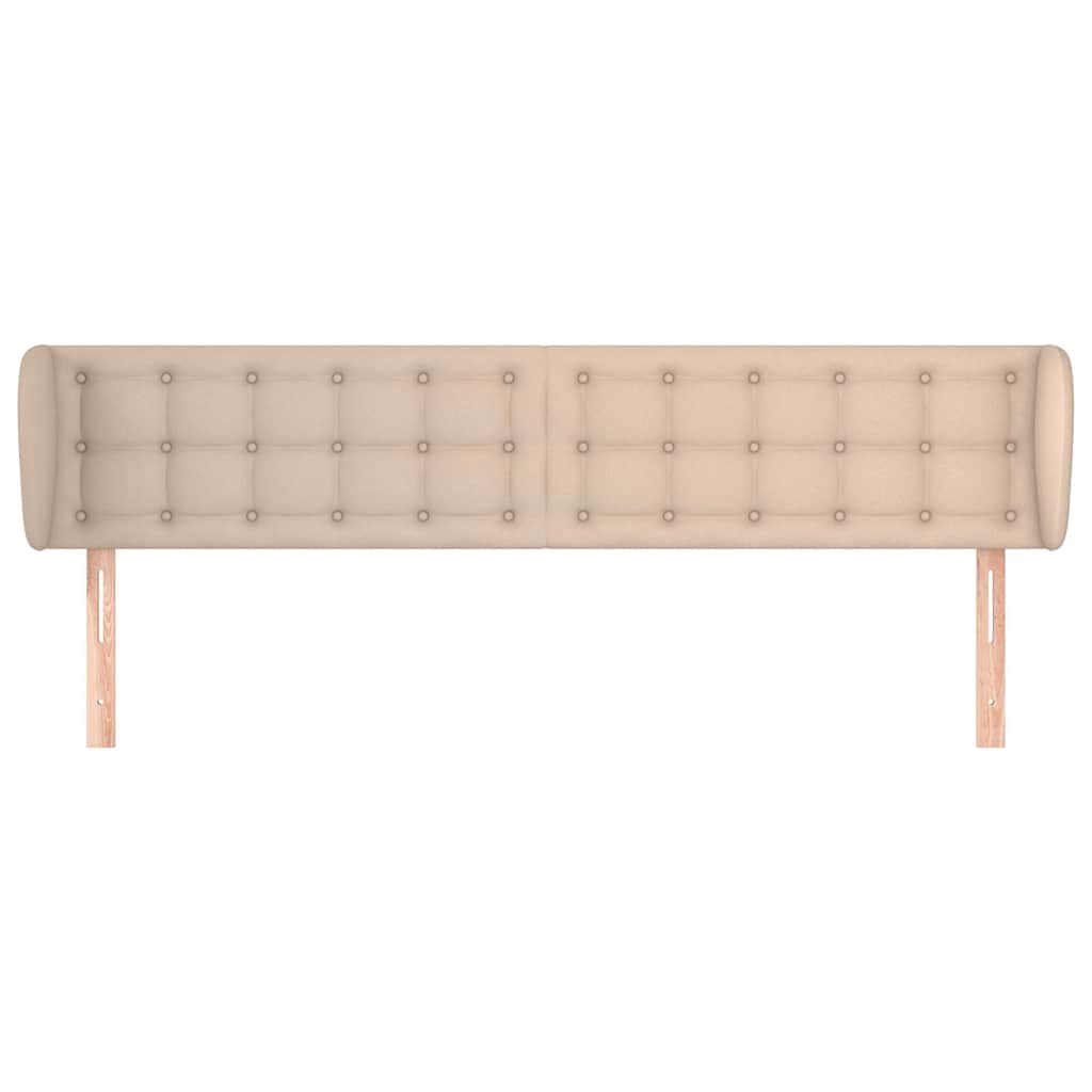 Vidaxl hoofdbord met randen 183x23x78 88 cm kunstleer cappuccinokleur