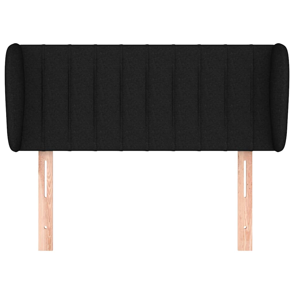 Vidaxl hoofdbord met randen 83x23x78 88 cm stof zwart