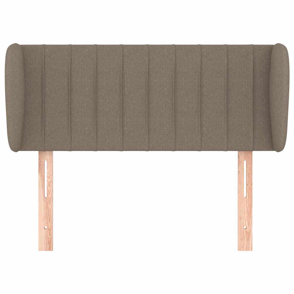 Vidaxl hoofdbord met randen 83x23x78 88 cm stof taupe