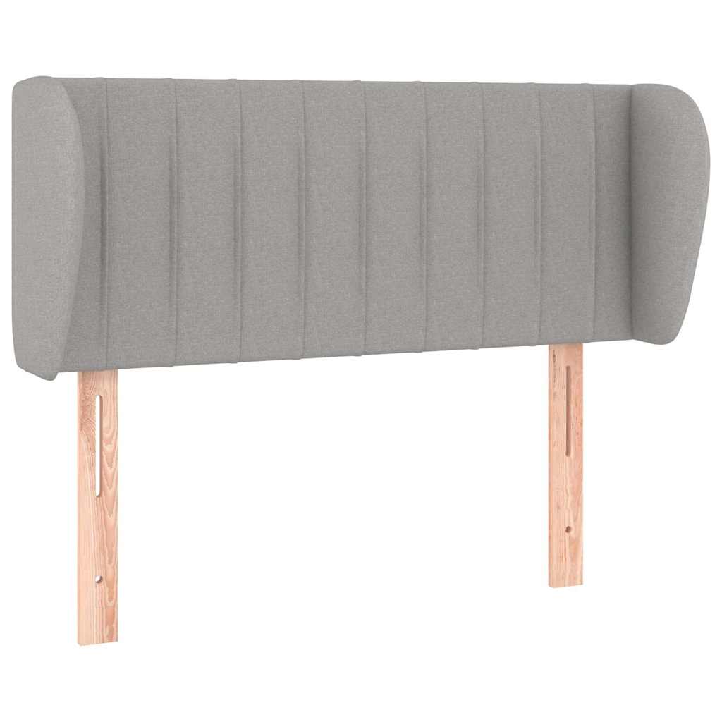 Vidaxl hoofdbord met randen 103x23x78 88 cm stof lichtgrijs