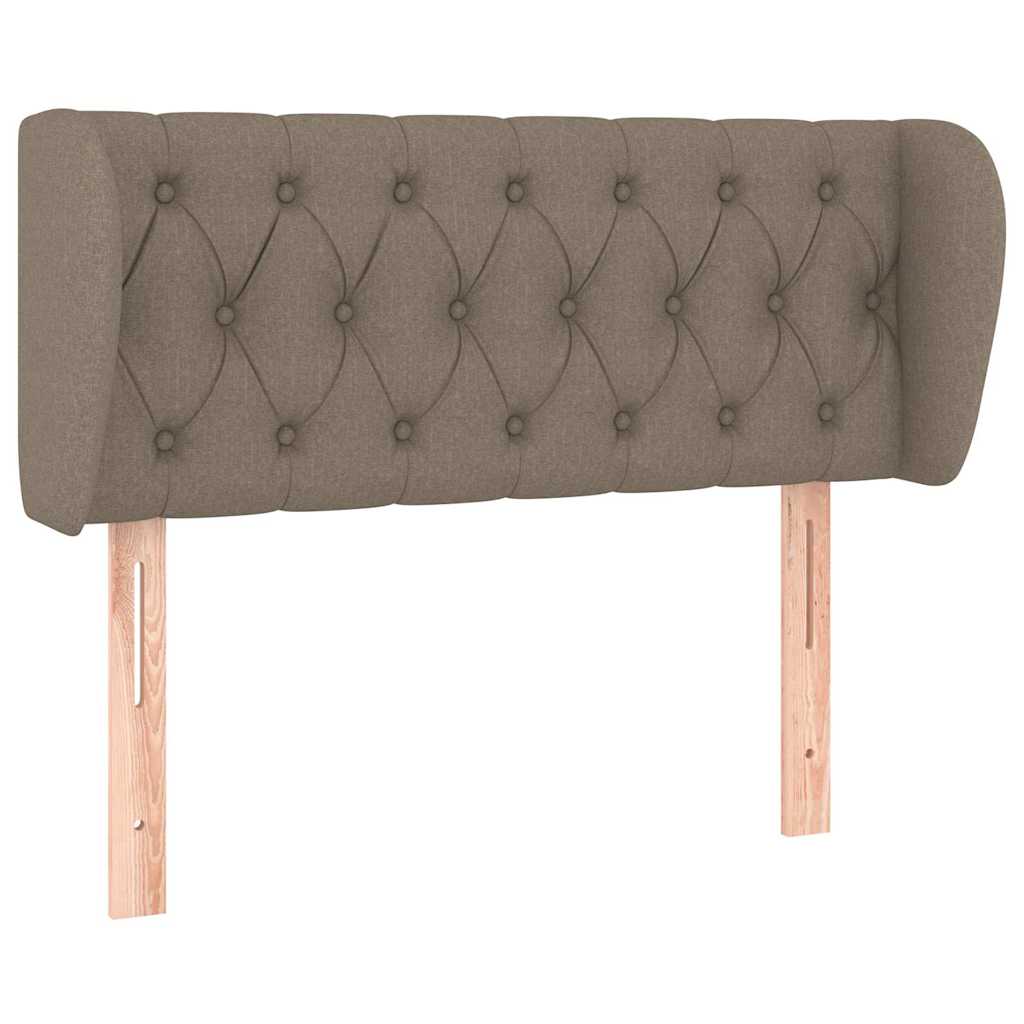 Vidaxl hoofdbord met randen 93x23x78 88 cm stof taupe