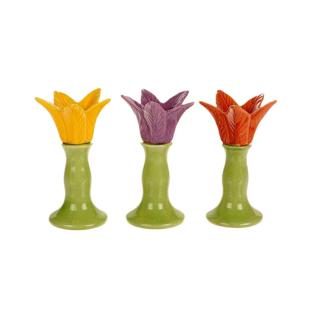 Hbx natural living kandelaar narcis ø7,5xh13cm