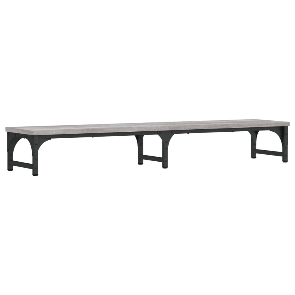 Vidaxl monitorstandaard 105x23x15,5 cm bewerkt hout grijs sonoma