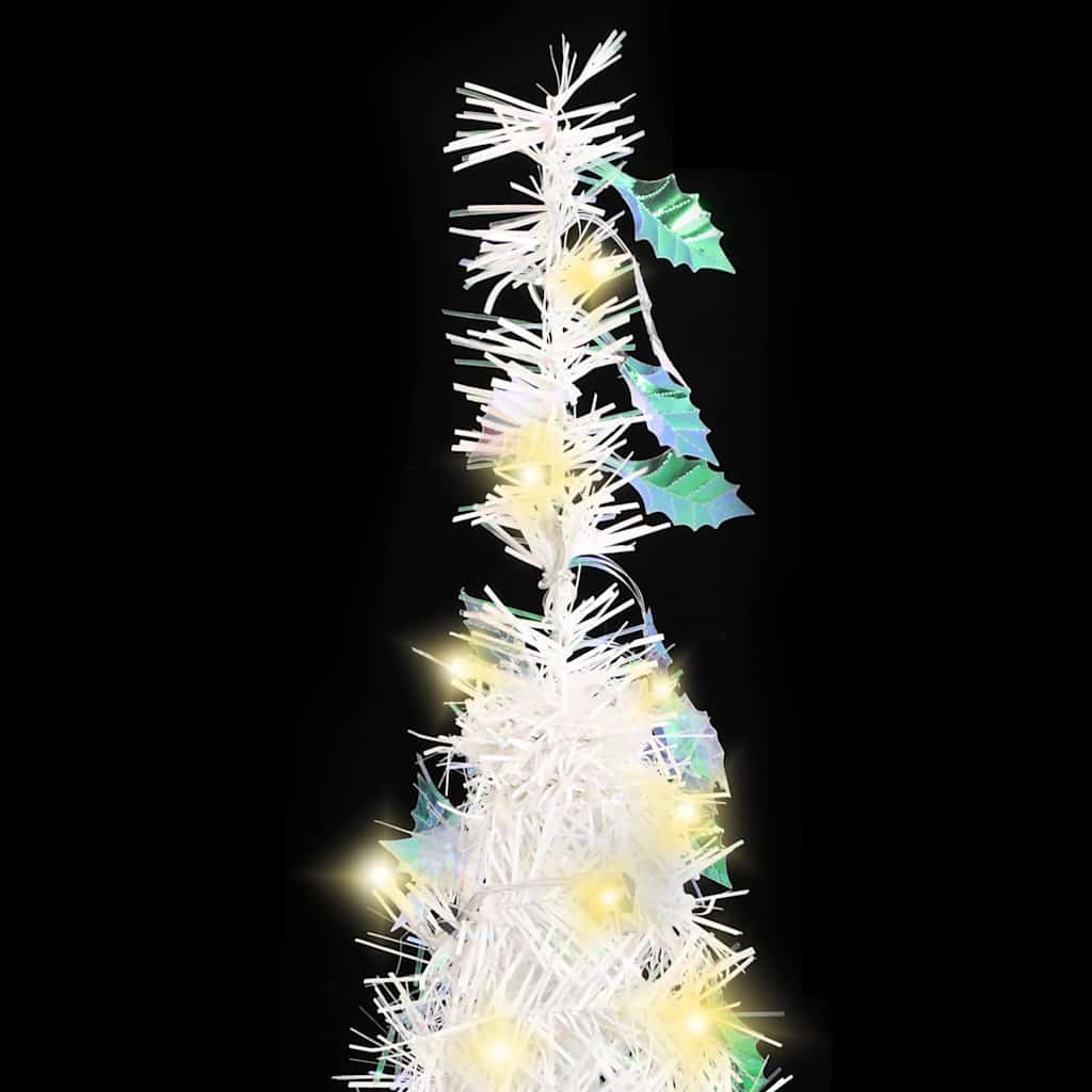 Vidaxl kunstkerstboom pop-up 50 led's 120 cm wit