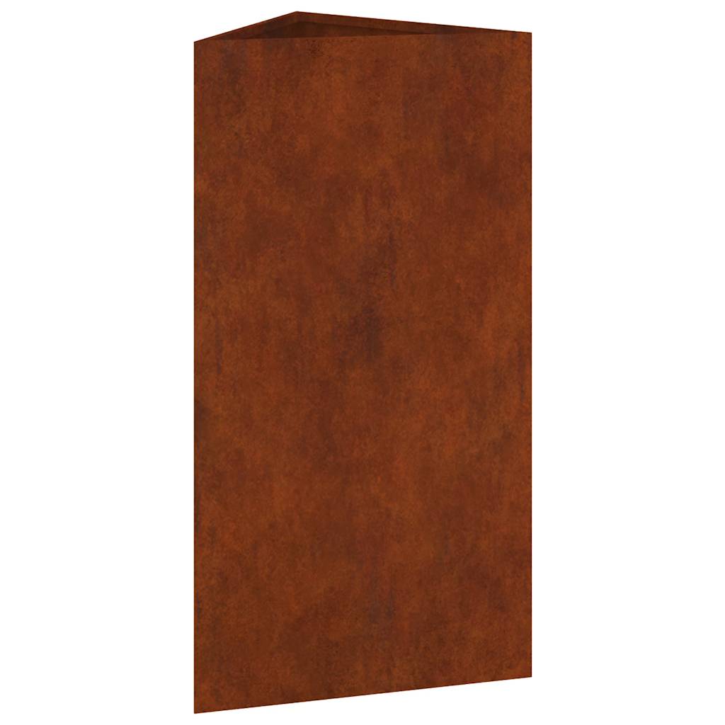 Vidaxl plantenbak 40x34,5x75 cm cortenstaal