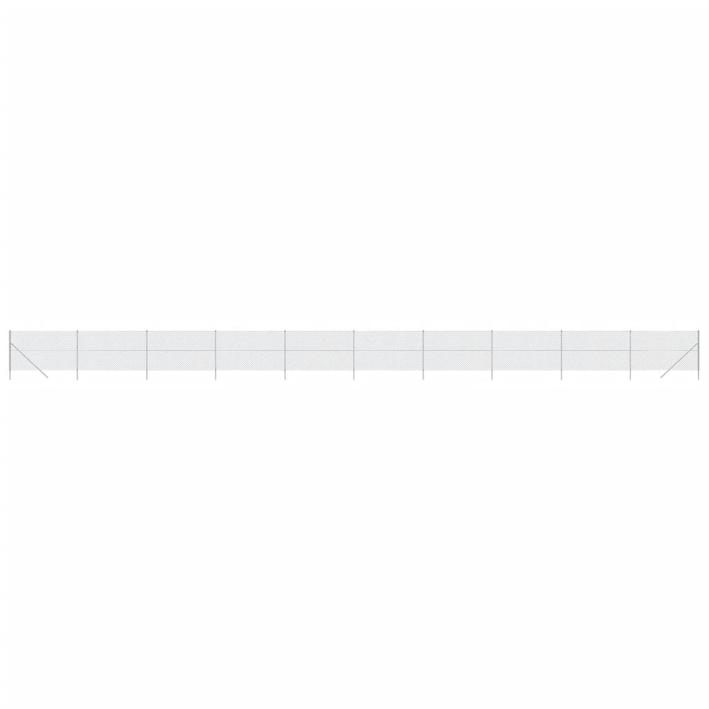VidaXL Gaashek 1,4x25 m zilverkleurig