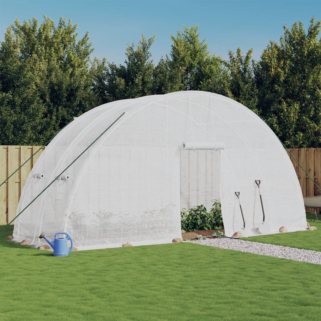 Vidaxl tuinkas met stalen frame 12 m² 6x2x2,85 m