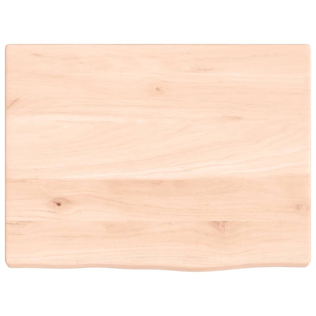 Vidaxl wastafelblad 40x30x2 cm onbehandeld massief hout