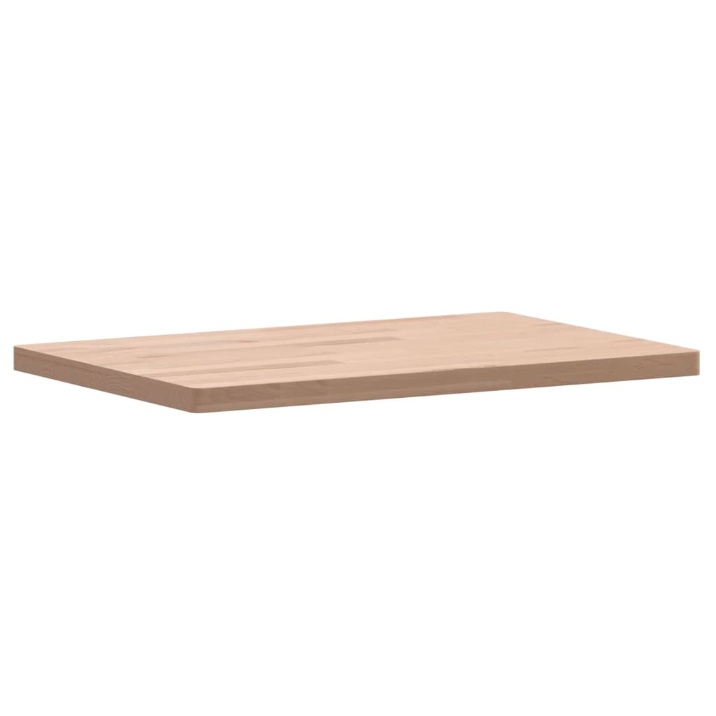 Vidaxl wastafelblad 60x40x2,5 cm massief beukenhout
