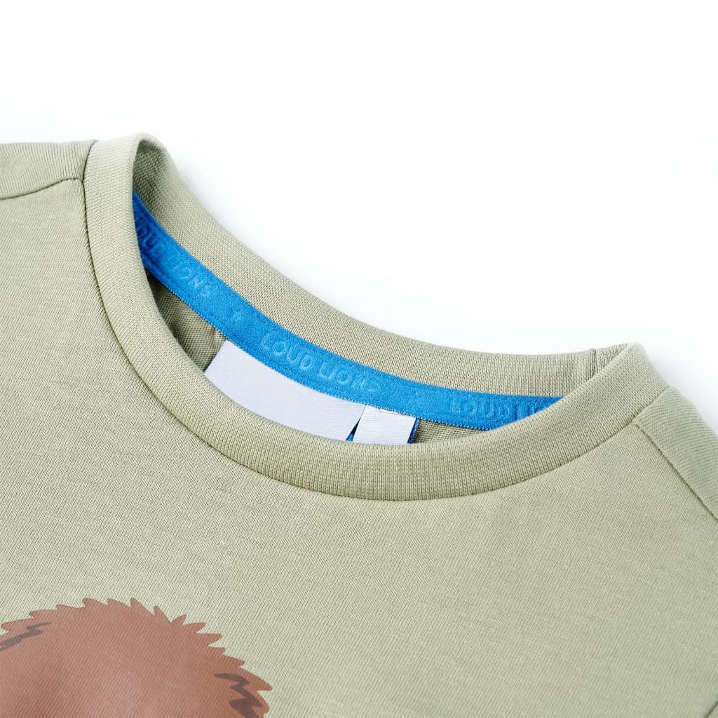 Vidaxl kindershirt met korte mouwen 140 lichtkakikleurig