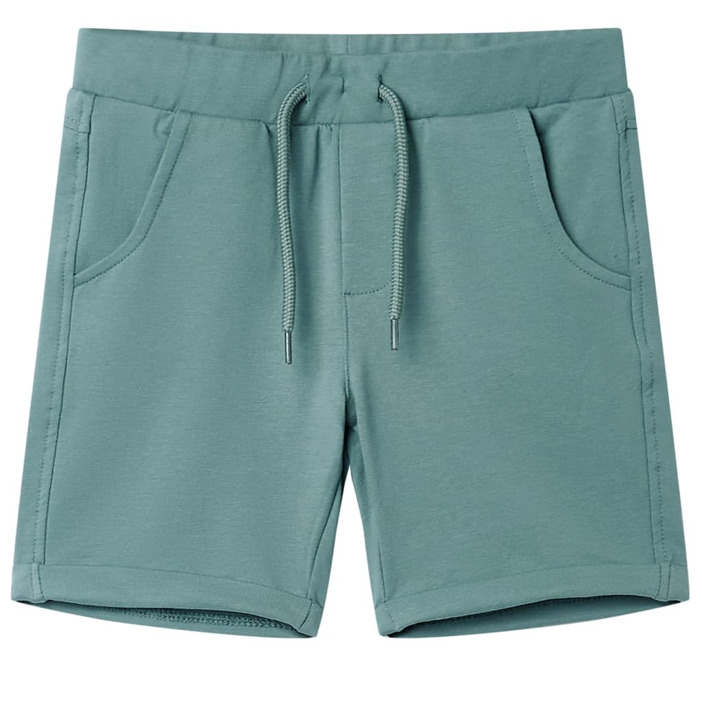 Vidaxl kindershort met trekkoord 92 oudpetrol