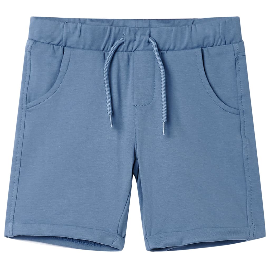Vidaxl kindershorts met trekkoord 104 donkerblauw