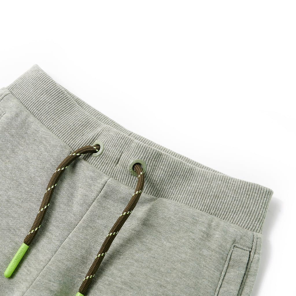 Vidaxl kindershorts met trekkoord 116 gemêleerd lichtkakikleurig