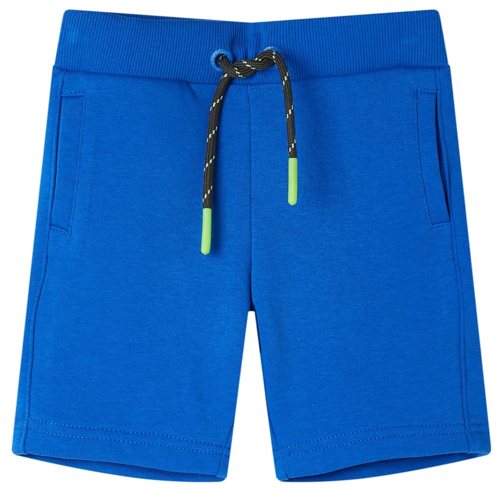 Vidaxl kindershort met trekkoord 140 blauw