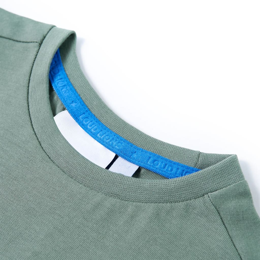 Vidaxl kindershirt 140 kakikleurig