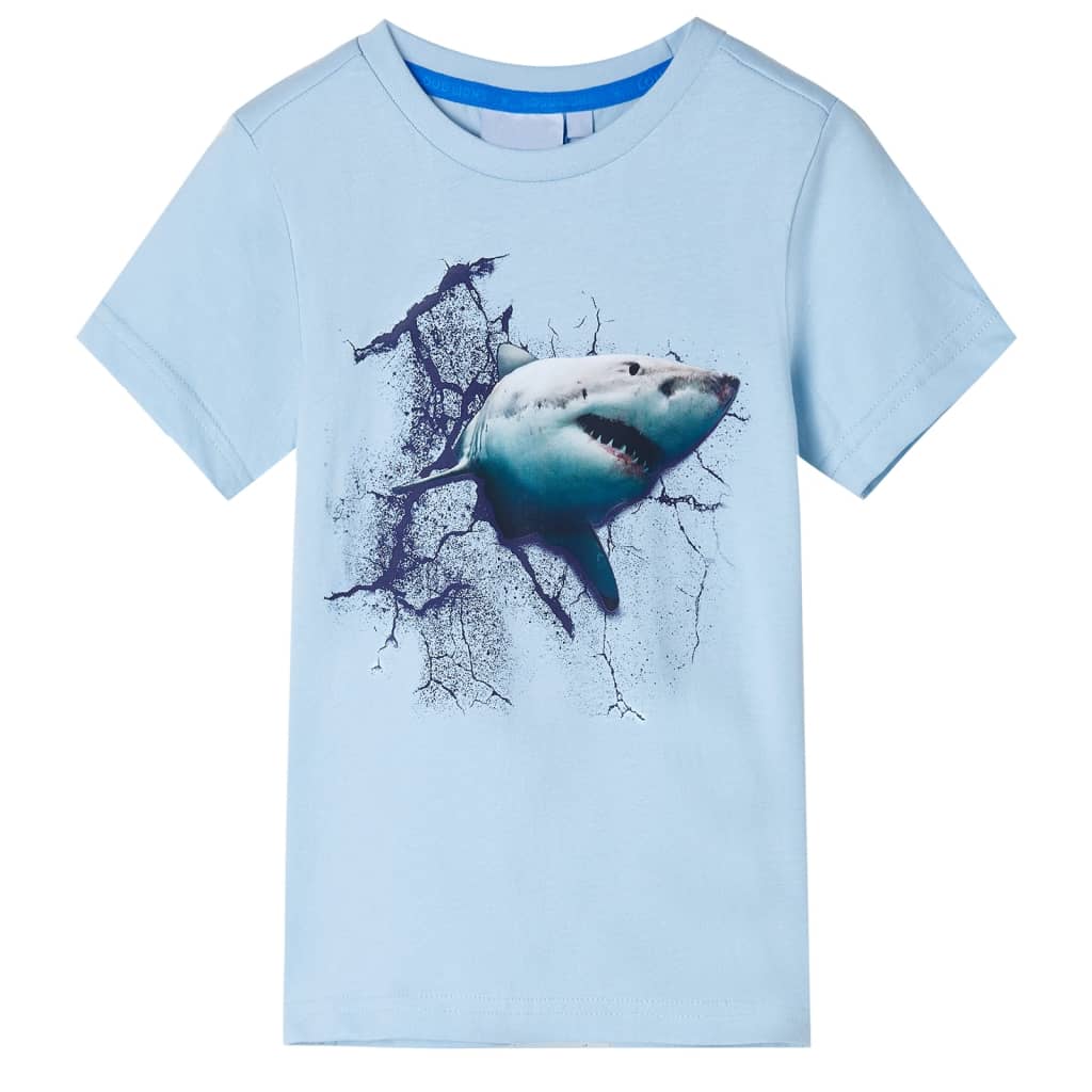 VidaXL Kindershirt 104 lichtblauw