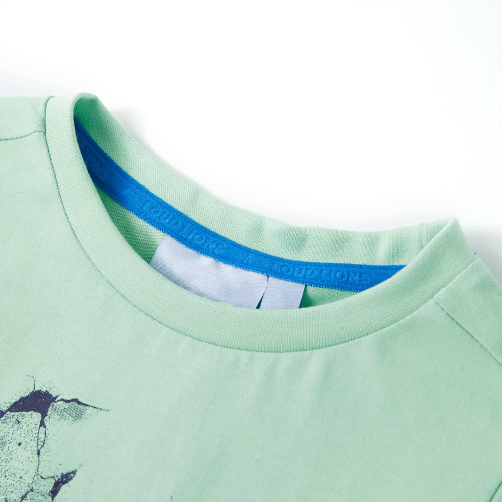 VidaXL Kindershirt 92 lichtgroen