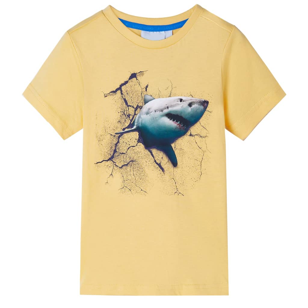 VidaXL Kindershirt 104 geel