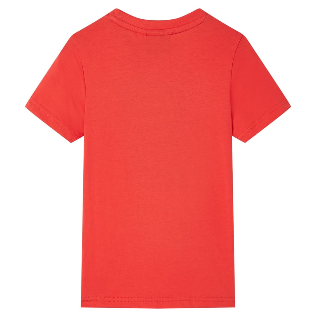 Vidaxl kindershirt met korte mouwen 140 rood
