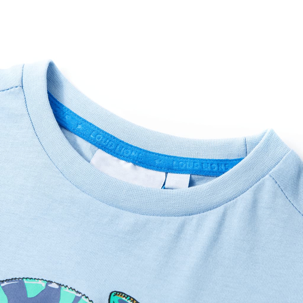 Vidaxl kindershirt met korte mouwen 140 lichtblauw