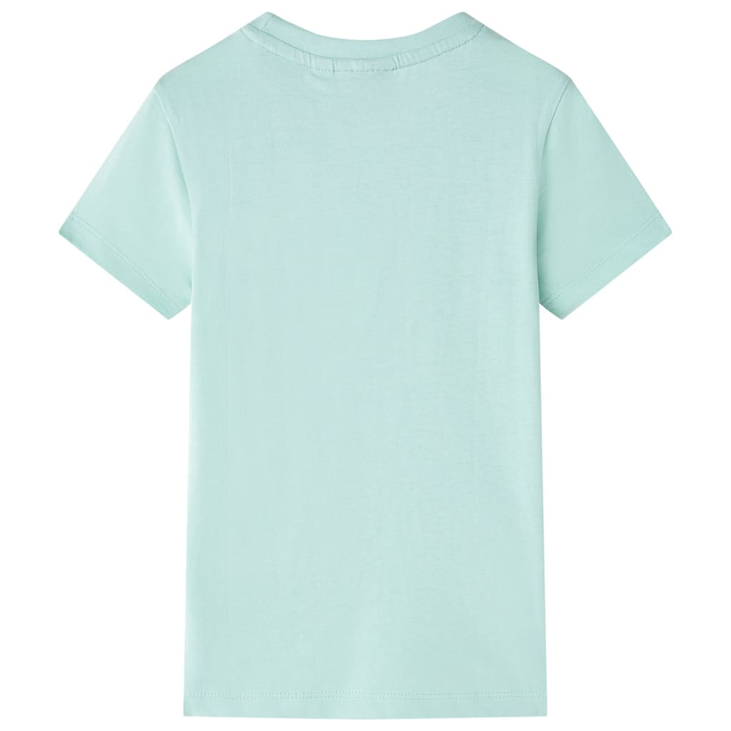 Vidaxl kindershirt 128 lichtmint