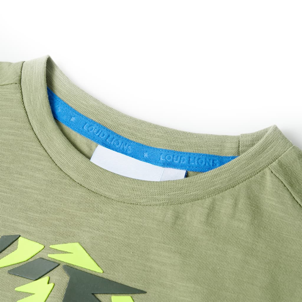Vidaxl kindershirt 116 lichtkakikleurig
