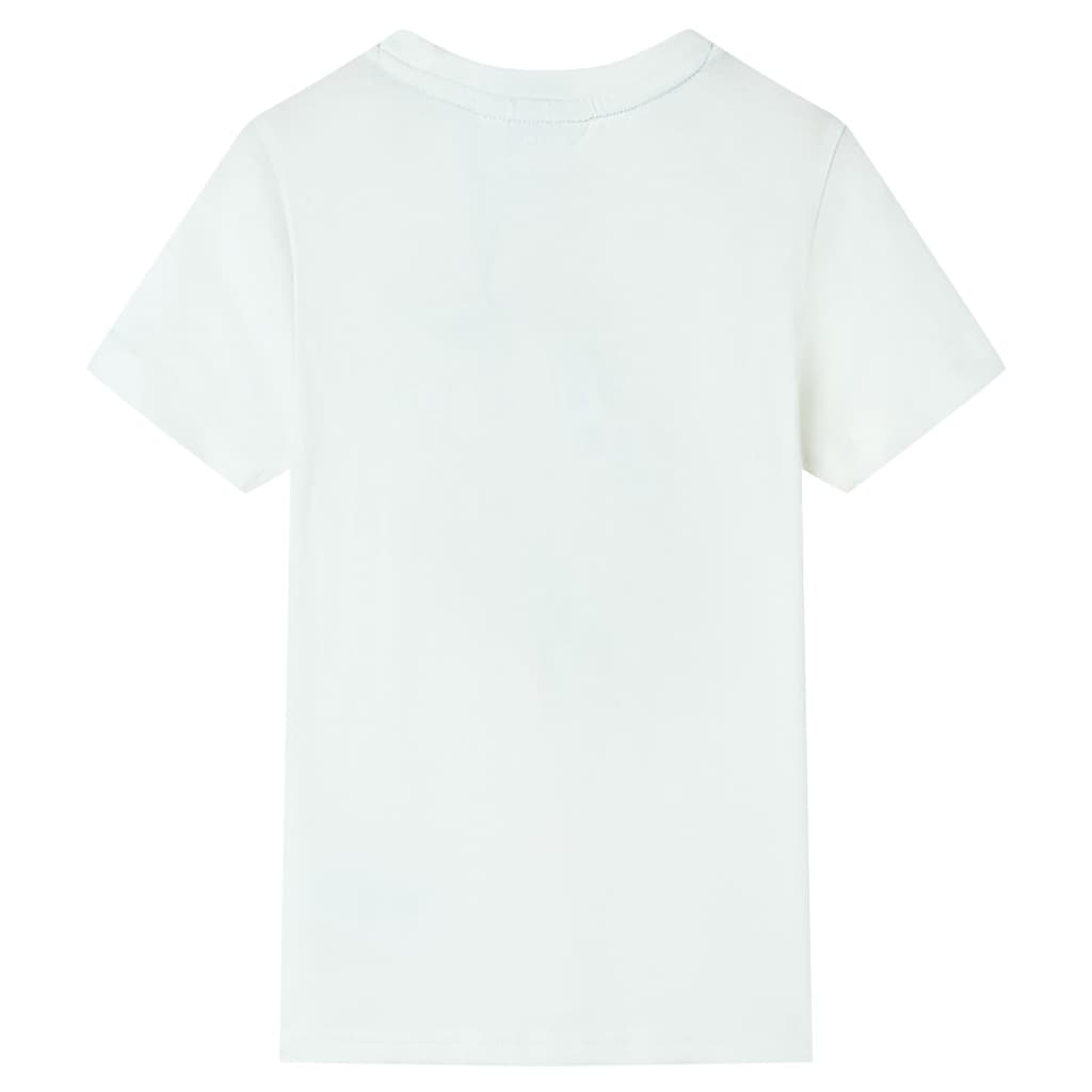 Vidaxl kindershirt met korte mouwen 140 ecru