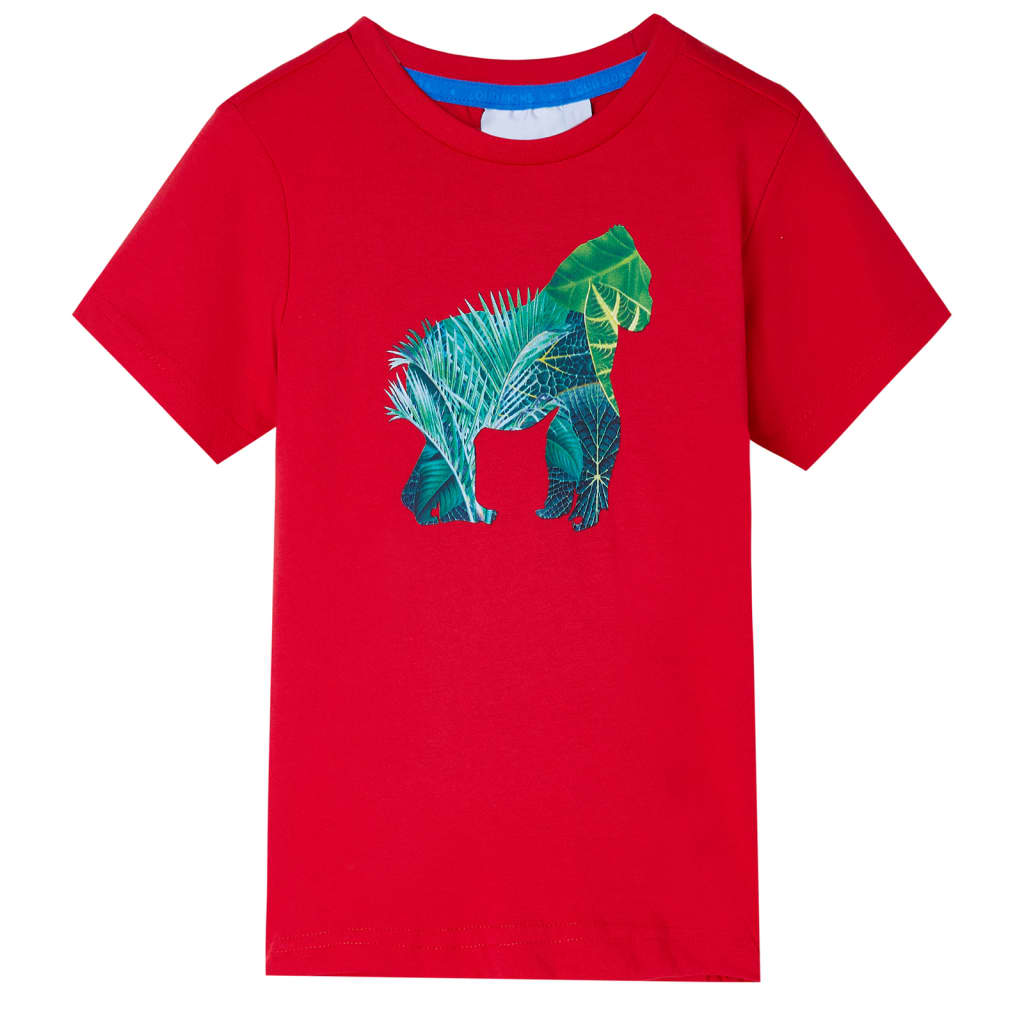 Vidaxl kindershirt 128 rood