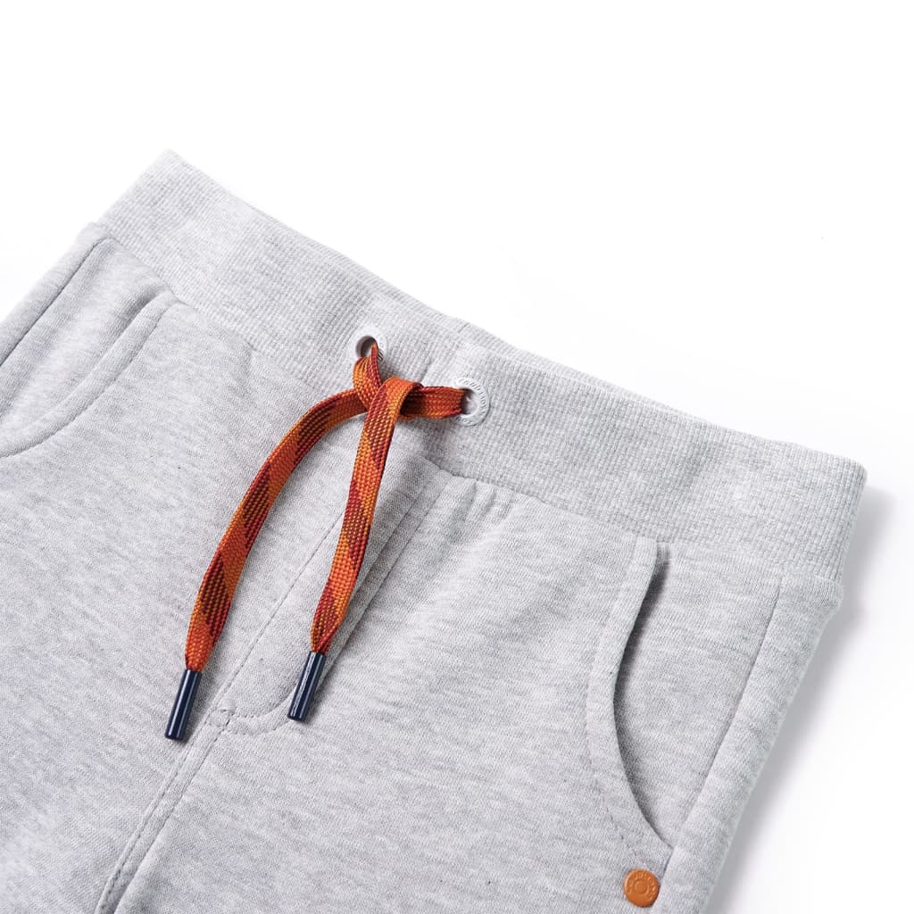 Vidaxl kinderjoggingbroek 116 gemêleerd grijs