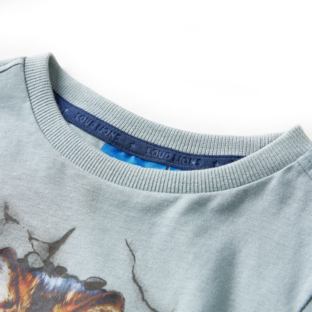 VidaXL Kindershirt met lange mouwen 104 lichtblauw