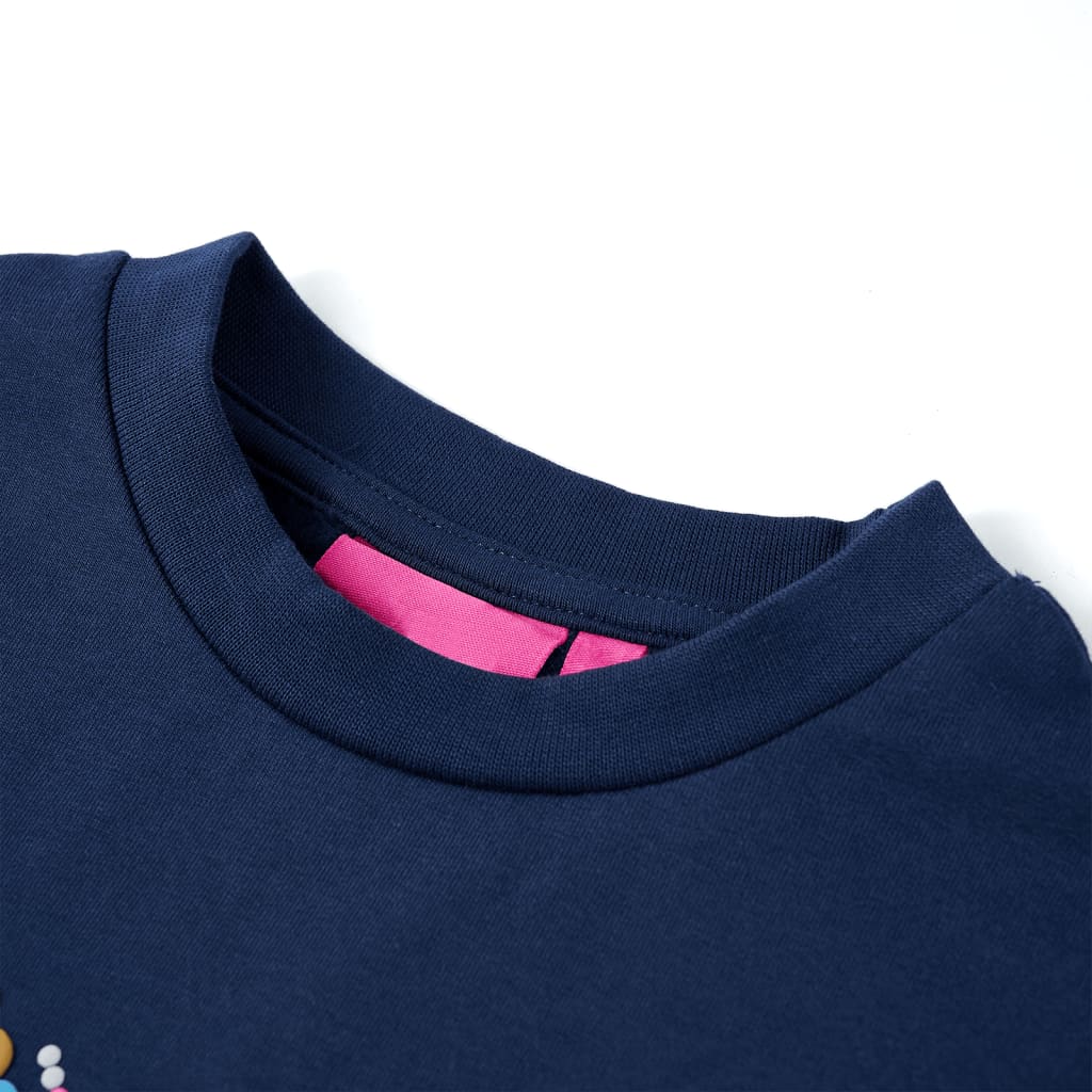 Vidaxl kindertrui 128 marineblauw