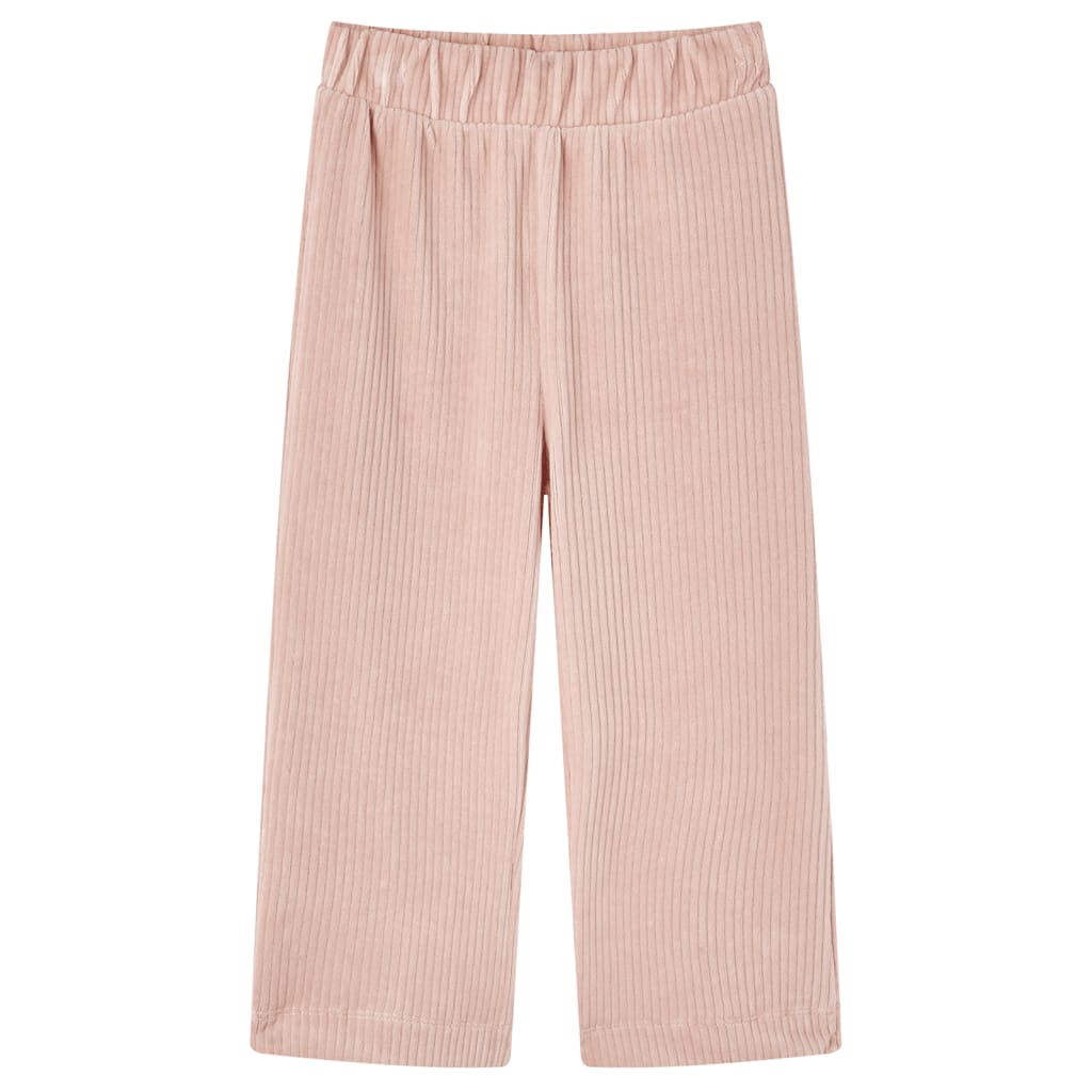 Vidaxl kinderbroek 104 ribfluweel lichtroze