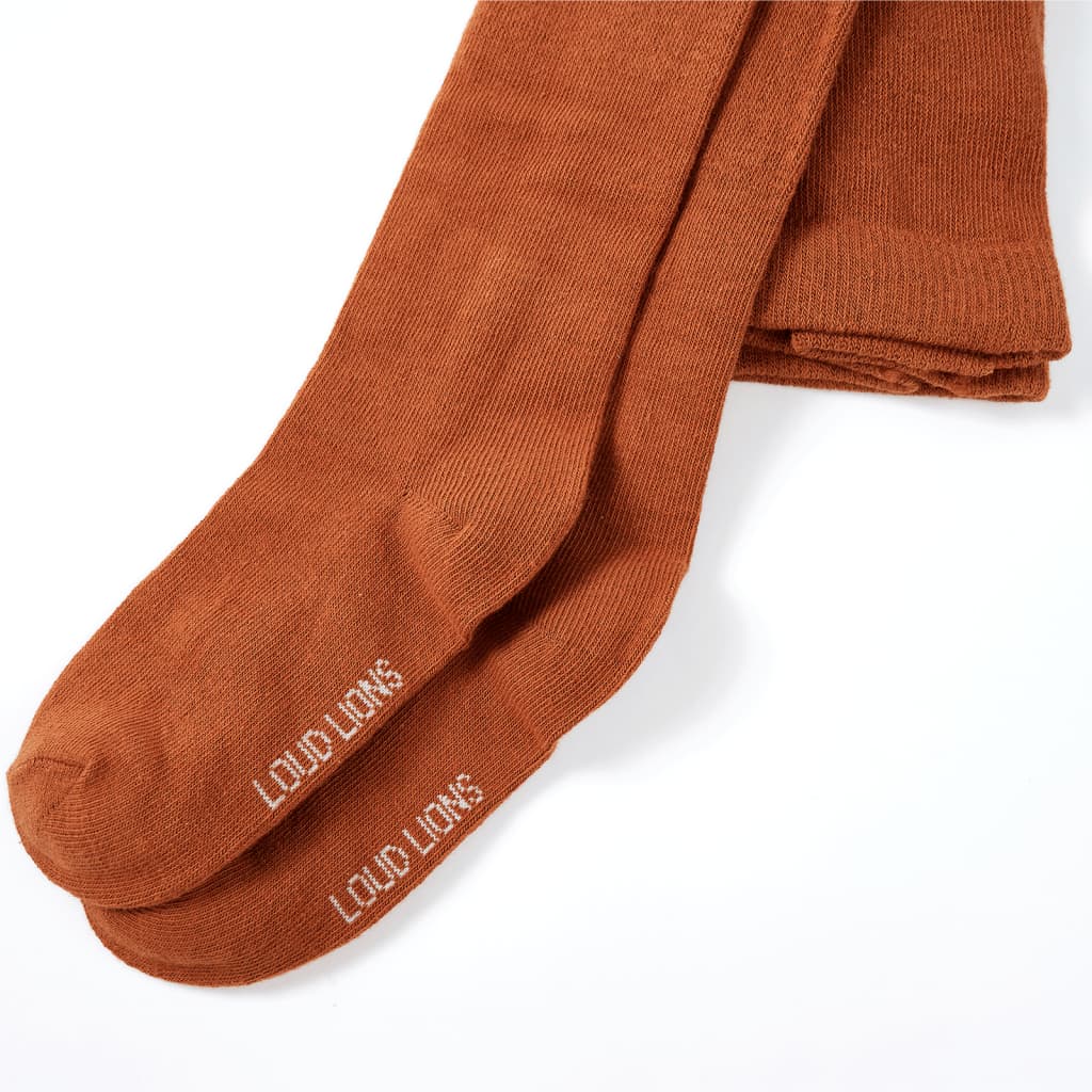 Vidaxl kindermaillot 128 cognackleurig