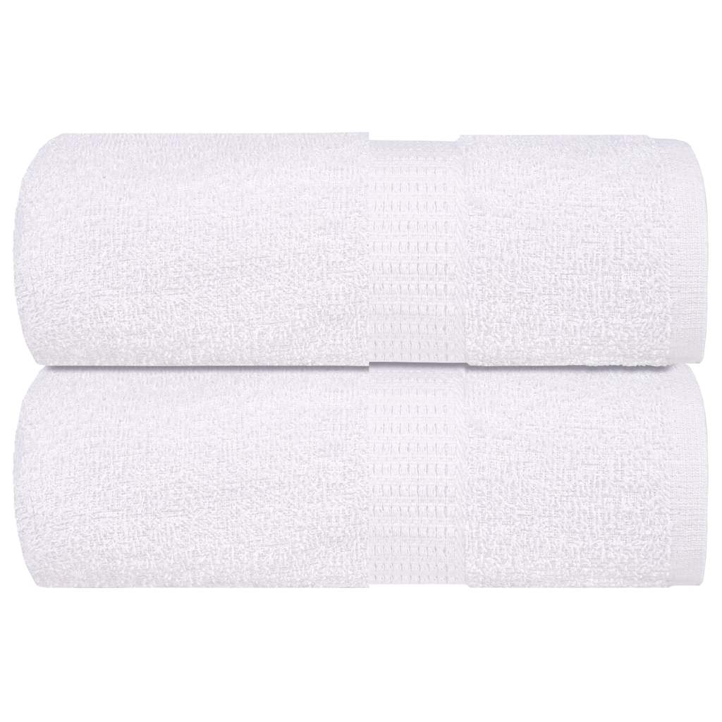 Vidaxl washandjes frogn 2 st 30x30 cm 360 g m² wit