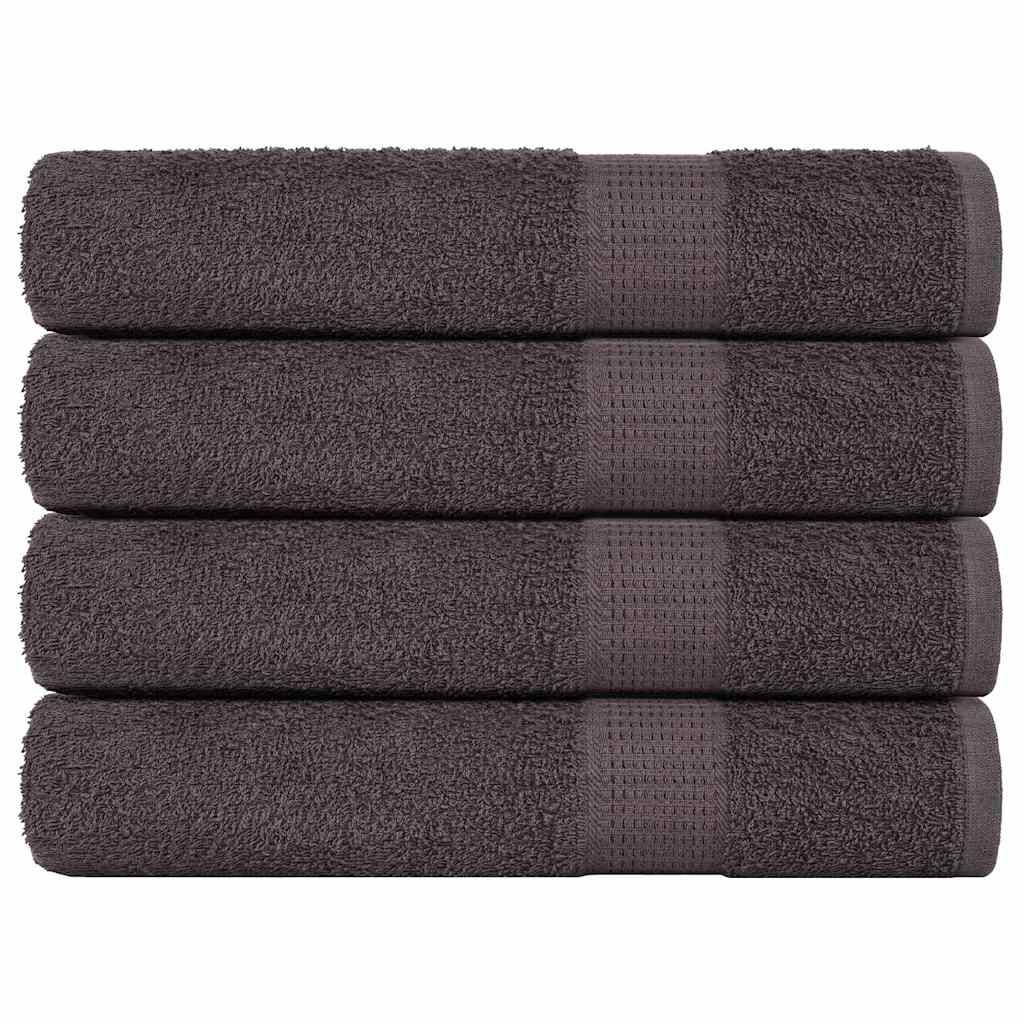 Vidaxl saunahanddoeken frogn 4 st 80x200 cm 360 g m² antraciet