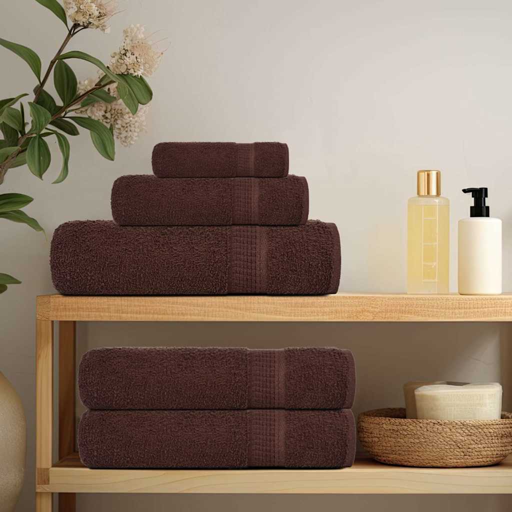 Vidaxl gastendoekjes frogn 10 st 30x50 cm 360 g m² bruin