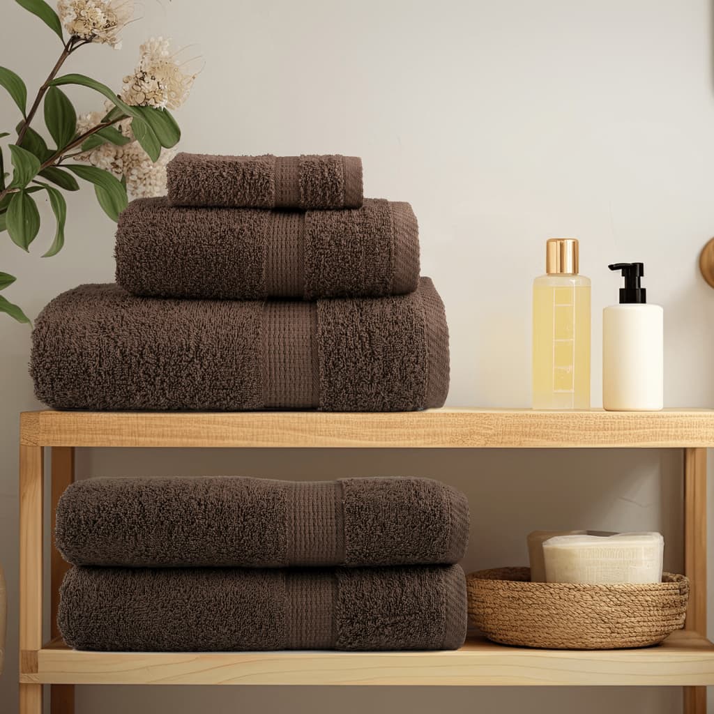 Vidaxl gastendoekjes solund 2 st 600 g m² 30x50 cm bruin