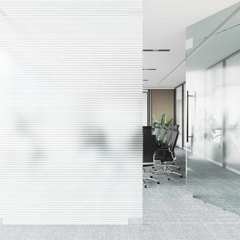 Vidaxl raamfolies strepenpatroon mat pvc