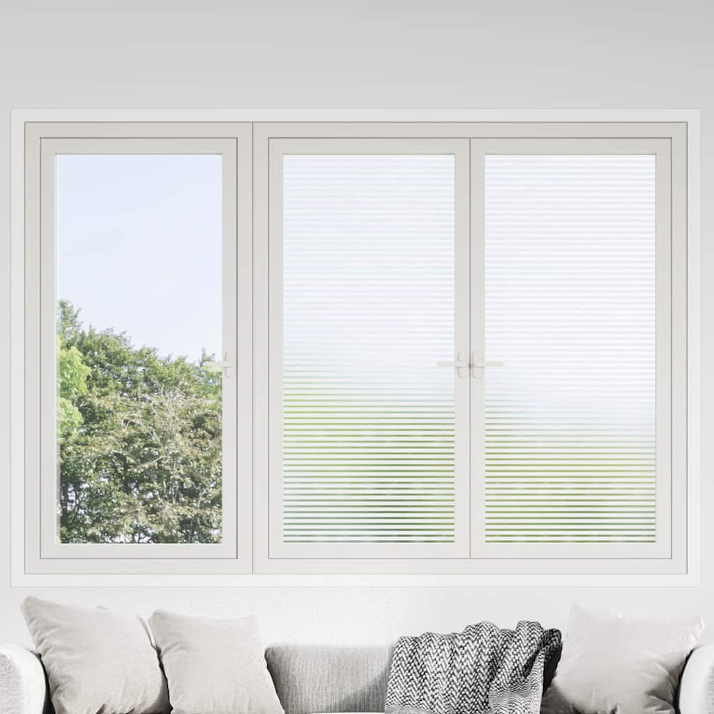 Vidaxl raamfolies strepenpatroon mat pvc