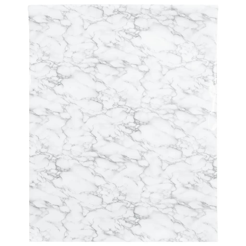 Vidaxl meubelfolies zelfklevend 90x500 cm pvc marmerwit