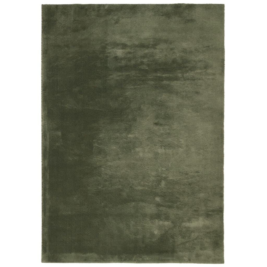 Vidaxl vloerkleed huarte laagpolig zacht wasbaar 160x230 cm bosgroen